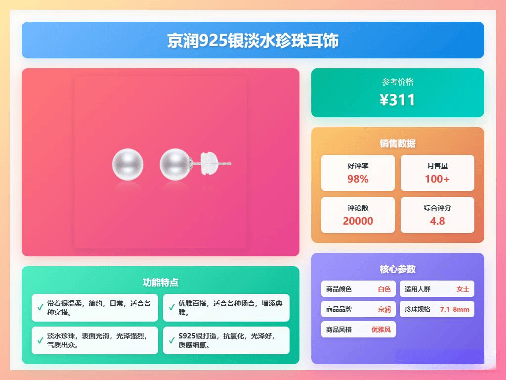 ？推荐这6款款款经典更百搭！开元棋牌试玩银耳钉哪个品牌好(图1)